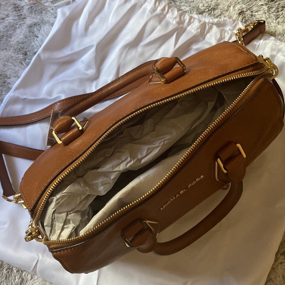 NWT MK Vanessa Chain Satchel Shoulder Bag - Picture 7 of 12